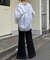【HELLO.SANFRANCISCO】ワッフルフレアパンツ