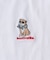【DOGS】ユニセックスアニマル刺繍ロゴ半袖TEE