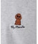 【DOGS】ユニセックスアニマル刺繍ロゴ半袖TEE