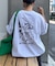 【DOGS】ユニセックスアニマル刺繍ロゴ半袖TEE