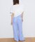 【UNISEX】【プラスサイズあり】ストライプシアサッカーイージーパンツ