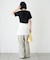 【UNISEX】【プラスサイズあり】ストライプシアサッカーイージーパンツ