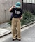 【UNISEX】【プラスサイズあり】ポコポコメッセージロゴTEE