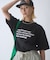 【UNISEX】【プラスサイズあり】ポコポコメッセージロゴTEE