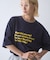 【UNISEX】【プラスサイズあり】ポコポコメッセージロゴTEE
