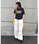 【UNISEX】【プラスサイズあり】ポコポコメッセージロゴTEE