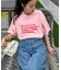 【UNISEX】【プラスサイズあり】ポコポコメッセージロゴTEE