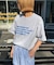 【UNISEX】【プラスサイズあり】ポコポコメッセージロゴTEE