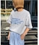 【UNISEX】【プラスサイズあり】ポコポコメッセージロゴTEE