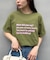 【UNISEX】【プラスサイズあり】ポコポコメッセージロゴTEE