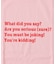 【UNISEX】【プラスサイズあり】ポコポコメッセージロゴTEE