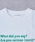 【UNISEX】【プラスサイズあり】ポコポコメッセージロゴTEE