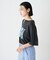 【UNISEX】【プラスサイズあり】スラブ天竺ピグメントロゴTEE