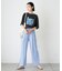 【UNISEX】【プラスサイズあり】スラブ天竺ピグメントロゴTEE