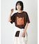 【UNISEX】【プラスサイズあり】スラブ天竺ピグメントロゴTEE