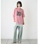 【UNISEX】【プラスサイズあり】スラブ天竺ピグメントロゴTEE