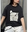 【UNISEX】【プラスサイズあり】スラブ天竺ピグメントロゴTEE
