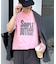 【UNISEX】【プラスサイズあり】スラブ天竺ピグメントロゴTEE