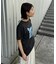 【UNISEX】【プラスサイズあり】スラブ天竺ピグメントロゴTEE