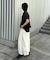 【UNISEX】【プラスサイズあり】スラブ天竺ピグメントロゴTEE