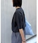 【UNISEX】【プラスサイズあり】スラブ天竺ピグメントロゴTEE