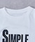 【UNISEX】【プラスサイズあり】スラブ天竺ピグメントロゴTEE