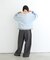 【接触冷感/ドット柄あり】フェイクレイヤードシアースラブ刺繍オーバーTee