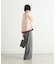 【接触冷感/ドット柄あり】フェイクレイヤードシアースラブ刺繍オーバーTee