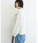 【接触冷感/ドット柄あり】フェイクレイヤードシアースラブ刺繍オーバーTee