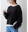 【接触冷感/ドット柄あり】フェイクレイヤードシアースラブ刺繍オーバーTee