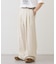 【接触冷感素材で夏も快適】レーヨンナイロンツータックスラックス