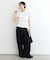 【UNISEX】タックボリュームワイドスラックスパンツ/サイドラインスラックス