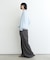 【UNISEX】タックボリュームワイドスラックスパンツ/サイドラインスラックス