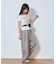 【UNISEX】タックボリュームワイドスラックスパンツ/サイドラインスラックス