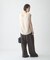 【UNISEX】タックボリュームワイドスラックスパンツ/サイドラインスラックス