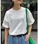 【OJISAN】刺繍ロゴバックプリントTEE