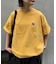 【OJISAN】刺繍ロゴバックプリントTEE