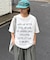 【WEB限定】【UNISEX】手書きメッセージロゴTEE