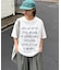 【WEB限定】【UNISEX】手書きメッセージロゴTEE