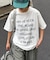 【WEB限定】【UNISEX】手書きメッセージロゴTEE
