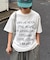 【WEB限定】【UNISEX】手書きメッセージロゴTEE