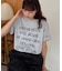 【WEB限定】【UNISEX】手書きメッセージロゴTEE