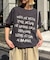 【WEB限定】【UNISEX】手書きメッセージロゴTEE