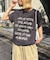 【WEB限定】【UNISEX】手書きメッセージロゴTEE