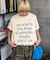 【WEB限定】【UNISEX】手書きメッセージロゴTEE