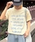 【WEB限定】【UNISEX】手書きメッセージロゴTEE