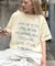 【WEB限定】【UNISEX】手書きメッセージロゴTEE