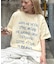 【WEB限定】【UNISEX】手書きメッセージロゴTEE