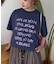 【WEB限定】【UNISEX】手書きメッセージロゴTEE