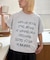 【WEB限定】【UNISEX】手書きメッセージロゴTEE